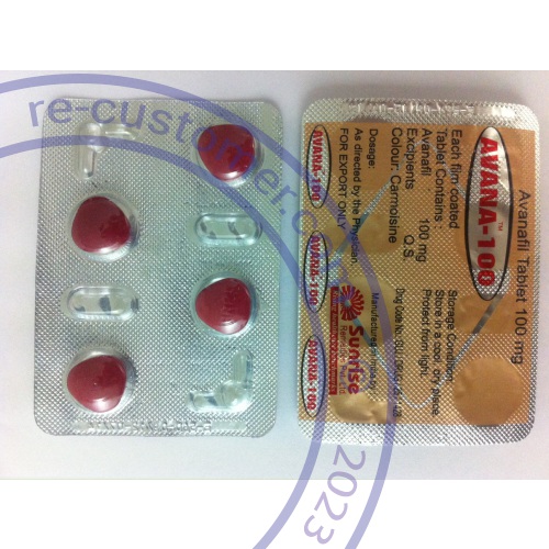 Trustedtabs Pharmacy. avana tablets. Uses, Side Effects, Interactions, Pictures