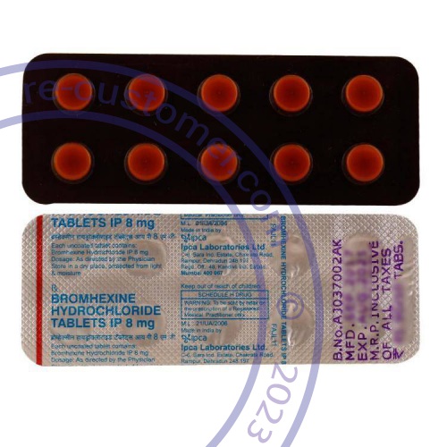Trustedtabs Pharmacy. bromhexine tablets. Uses, Side Effects, Interactions, Pictures