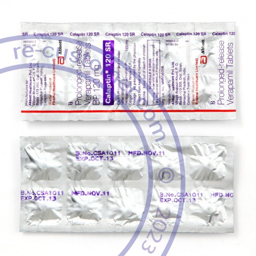 Trustedtabs Pharmacy. calan-sr tablets. Uses, Side Effects, Interactions, Pictures