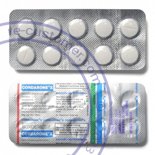 Trustedtabs Pharmacy. cordarone tablets. Uses, Side Effects, Interactions, Pictures