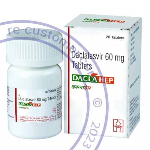 Trustedtabs Pharmacy. daklinza tablets. Uses, Side Effects, Interactions, Pictures