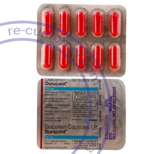 Trustedtabs Pharmacy. diacerein tablets. Uses, Side Effects, Interactions, Pictures