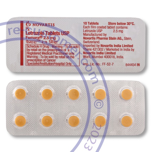 Trustedtabs Pharmacy. femara tablets. Uses, Side Effects, Interactions, Pictures