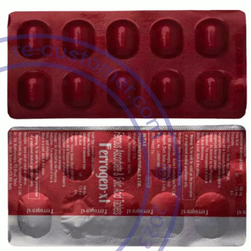 Trustedtabs Pharmacy. ferrogen-xt tablets. Uses, Side Effects, Interactions, Pictures