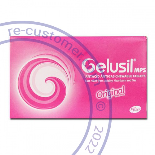 Trustedtabs Pharmacy. gelusil-mps tablets. Uses, Side Effects, Interactions, Pictures