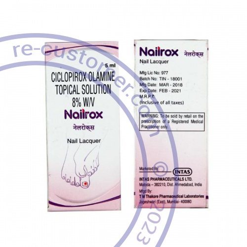 Trustedtabs Pharmacy. nailrox-nail-lacquer tablets. Uses, Side Effects, Interactions, Pictures