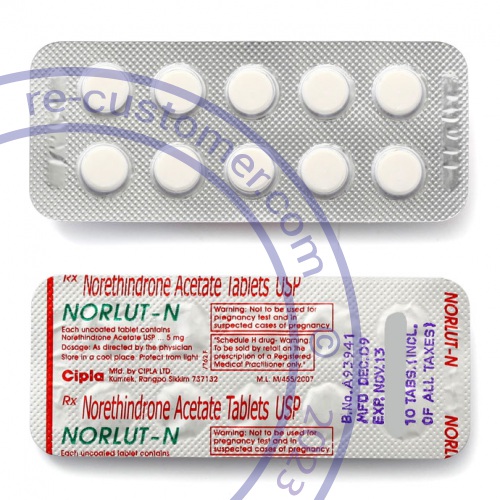 Trustedtabs Pharmacy. norlutate tablets. Uses, Side Effects, Interactions, Pictures