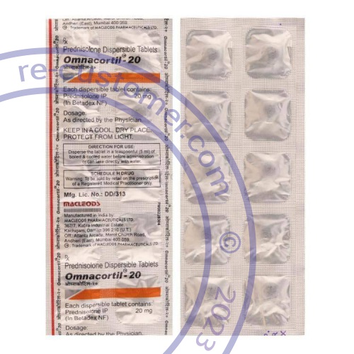 Trustedtabs Pharmacy. orapred-dispersible tablets. Uses, Side Effects, Interactions, Pictures