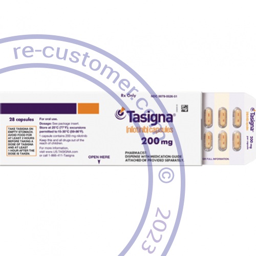 Trustedtabs Pharmacy. tasigna tablets. Uses, Side Effects, Interactions, Pictures