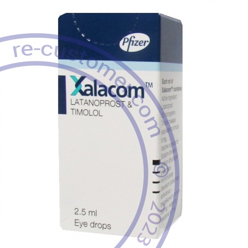 Trustedtabs Pharmacy. xalacom tablets. Uses, Side Effects, Interactions, Pictures