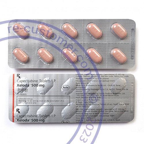 Trustedtabs Pharmacy. xeloda tablets. Uses, Side Effects, Interactions, Pictures
